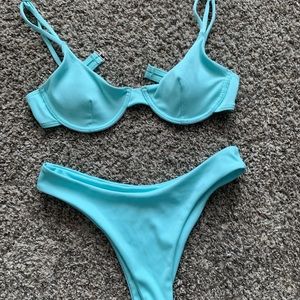 Turquoise SHEIN bikini